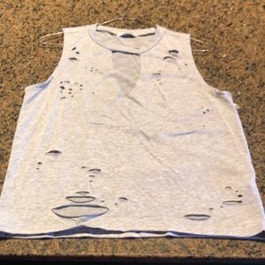 Teenbell Sleeveless Shirt. Medium